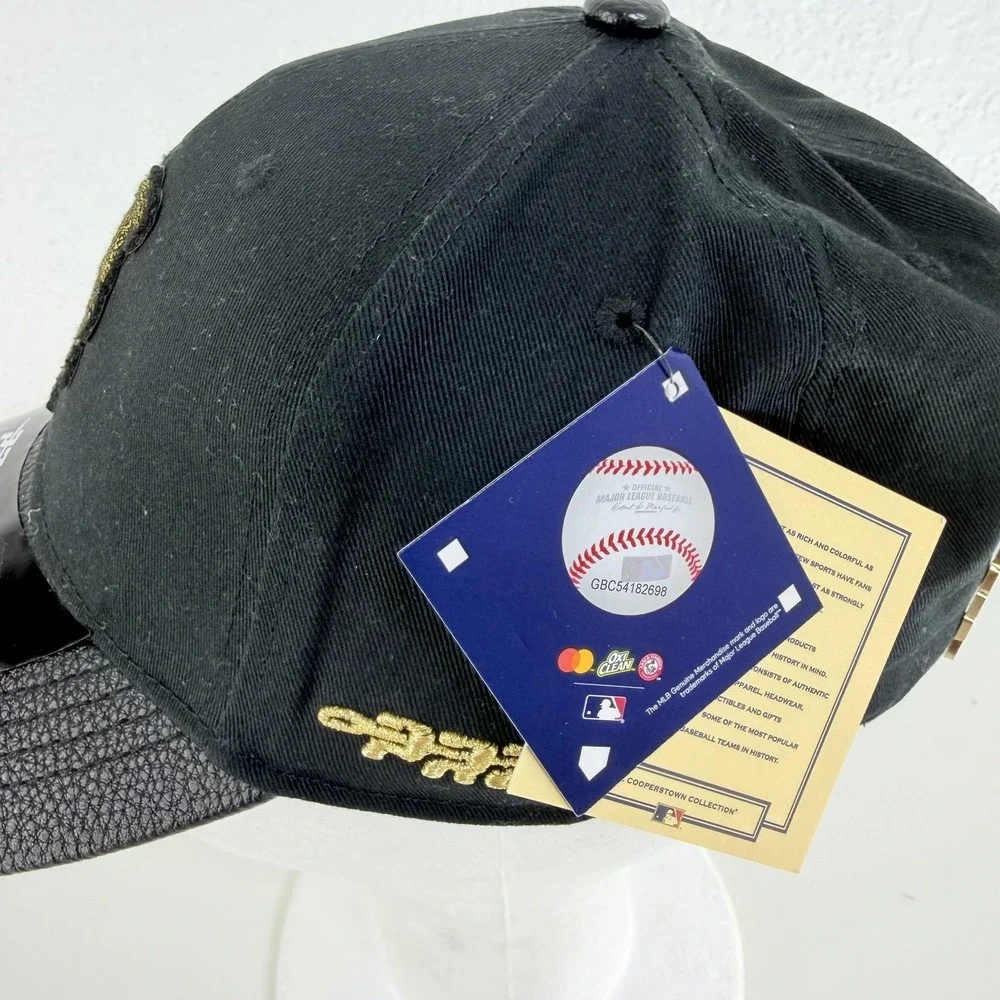 New York Mets Hat Cap Strap Back Mens One Size Black MLB Baseball Pro Standard